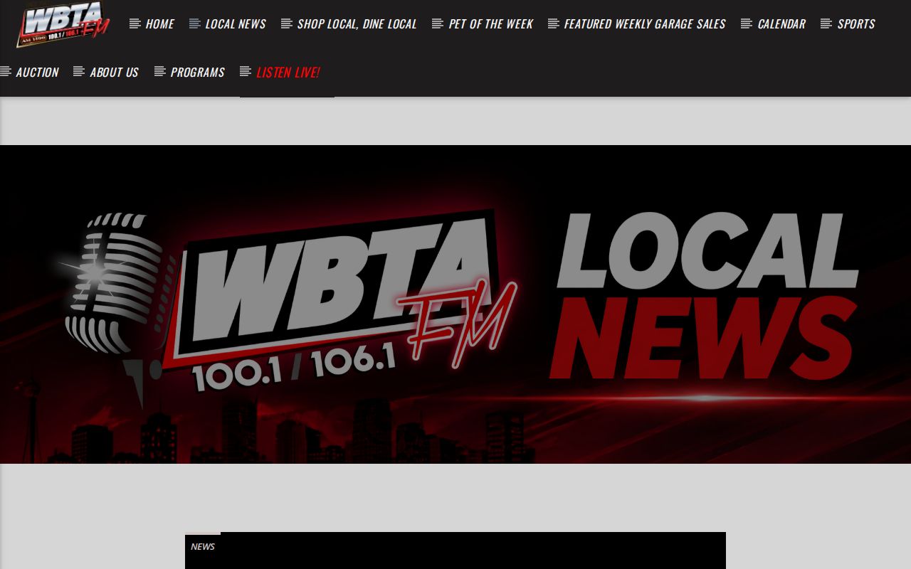 Genesee County arrest news context from WBTA local news
